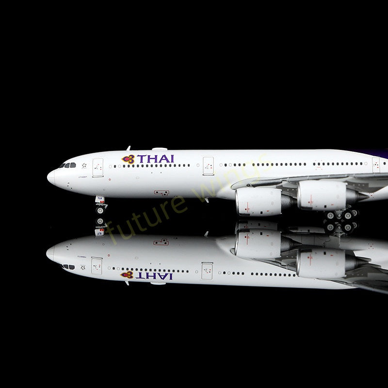 1:400 HX Models Thai Airways A340-500 HS-TLA HS-TLB HS-TLC HS-TLD+Free Tractor