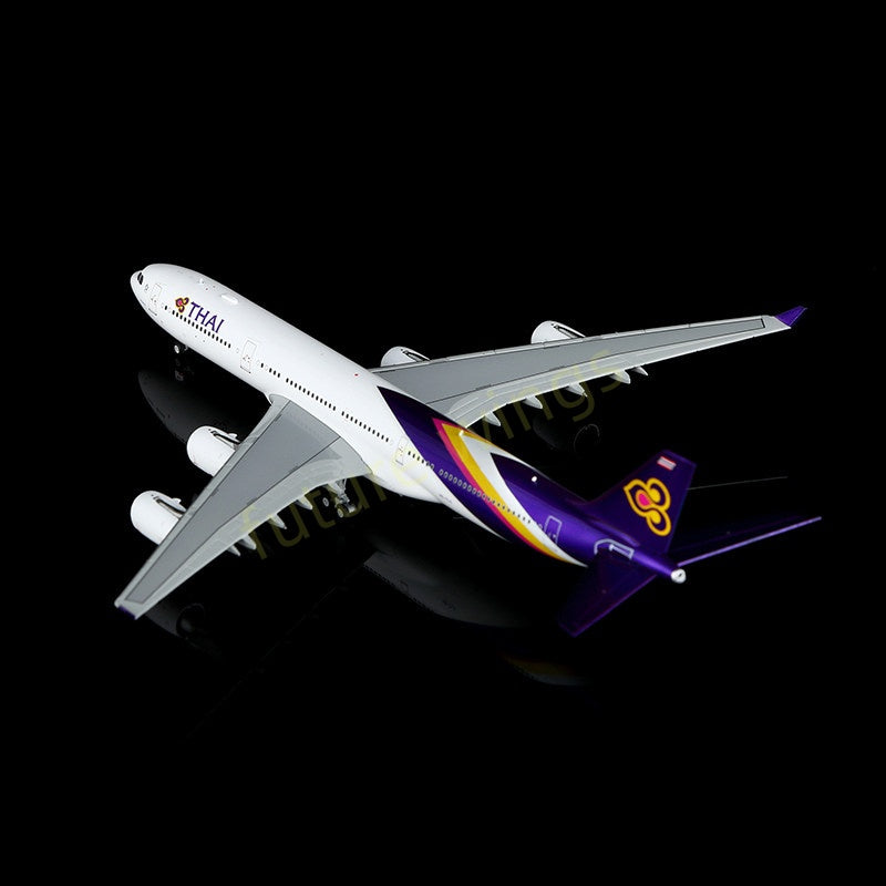 1:400 HX Models Thai Airways A340-500 HS-TLA HS-TLB HS-TLC HS-TLD+Free Tractor