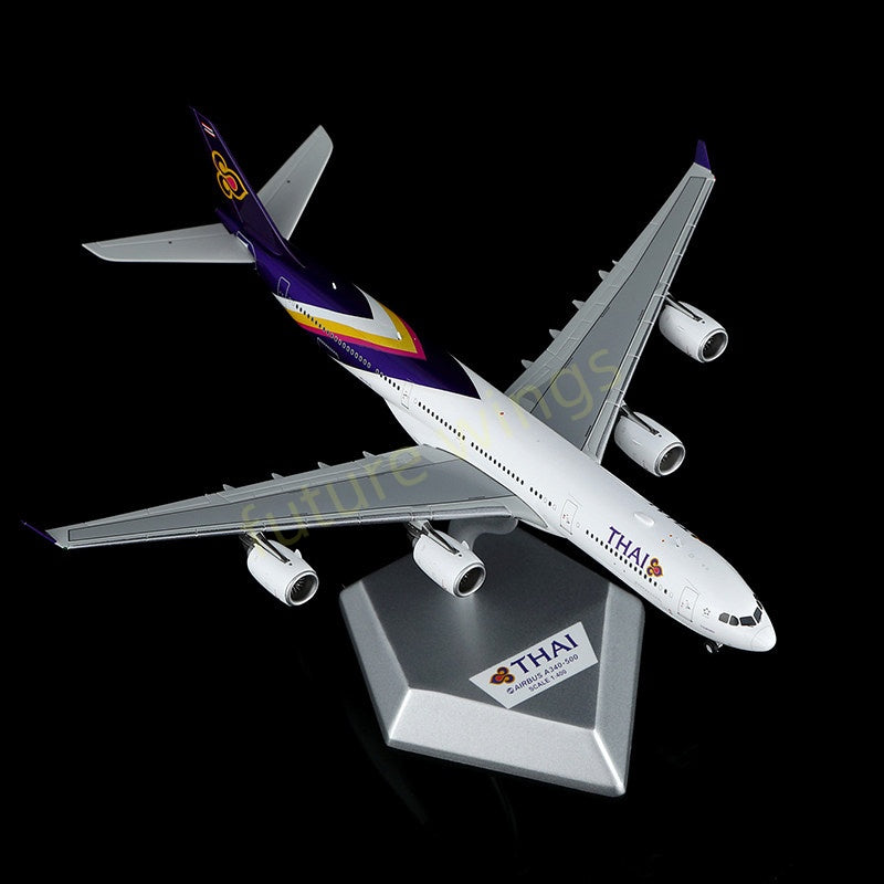 1:400 HX Models Thai Airways A340-500 HS-TLA HS-TLB HS-TLC HS-TLD+Free Tractor