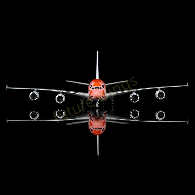 1:400 HX Models ANA A380 JA381A JA382A JA383A Aircraft Model+Free Tractor