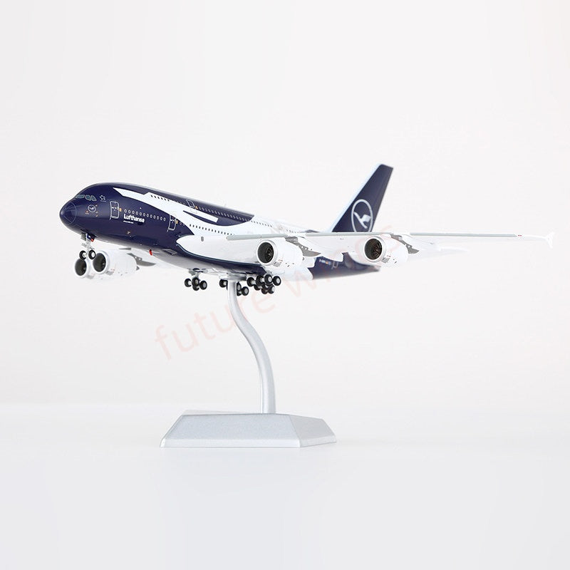 1:400 HX Models Lufthansa Airlines A380 D-AIMH "100Years"+Free Tractor