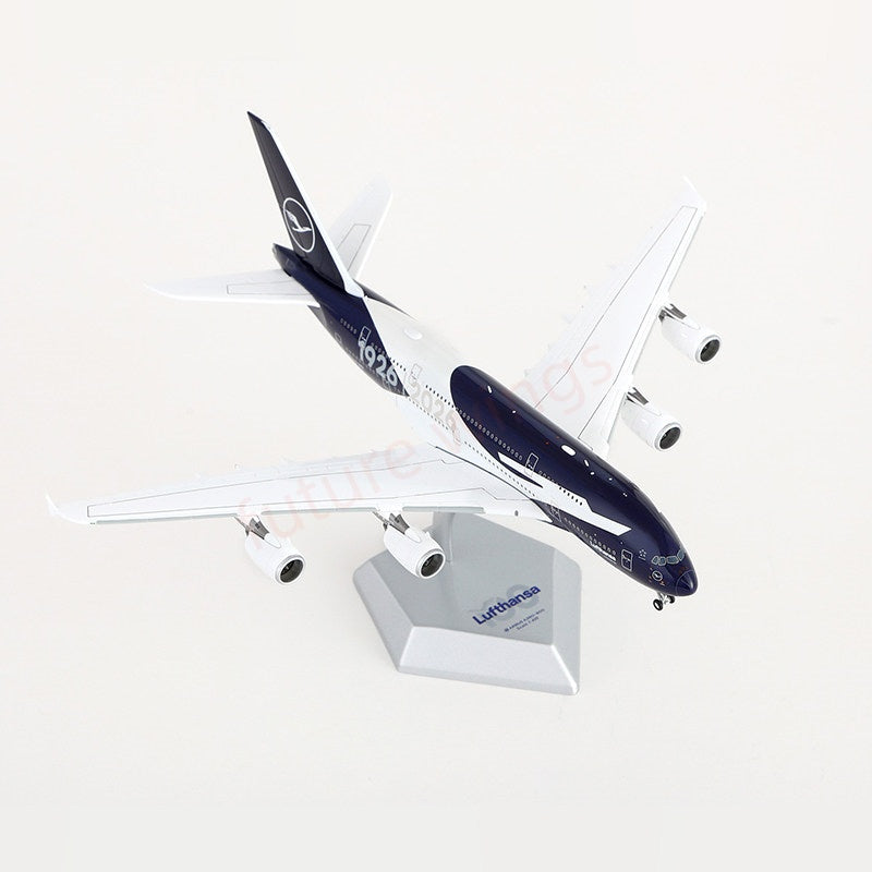 1:400 HX Models Lufthansa Airlines A380 D-AIMH "100Years"+Free Tractor