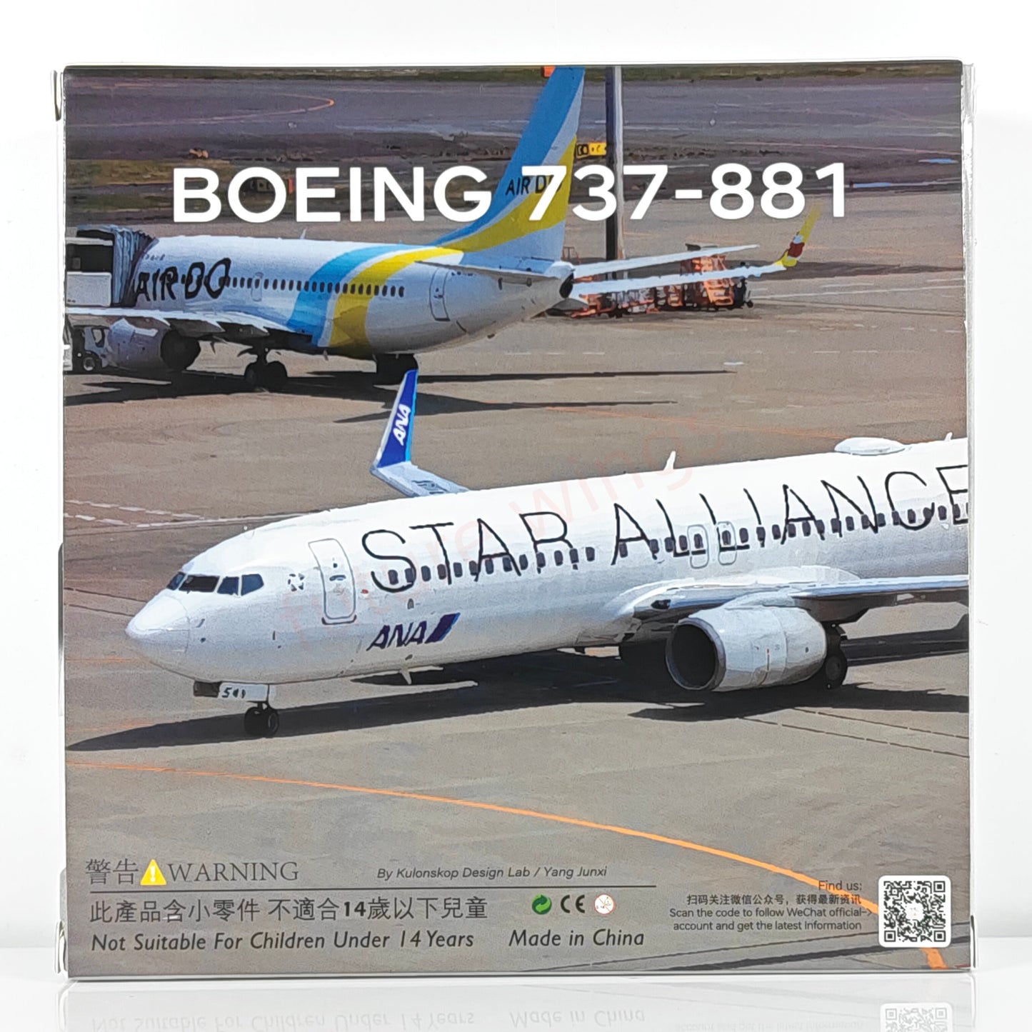 1:400 Z² Model ANA B737-800 JA51AN Aircraft Model+Free Tractor