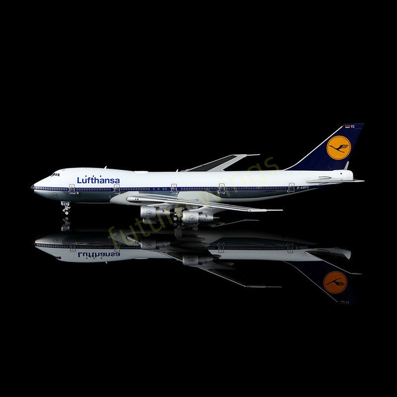 1:400 YY Wings Lufthansa Airlines B747-100 D-ABYA/ABYC +Free Tractor