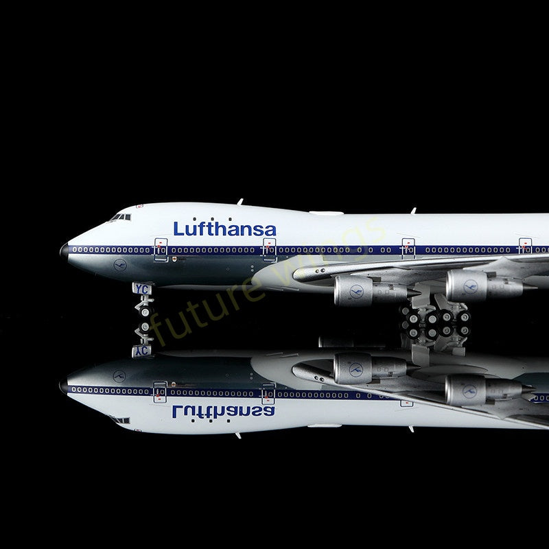 1:400 YY Wings Lufthansa Airlines B747-100 D-ABYA/ABYC +Free Tractor