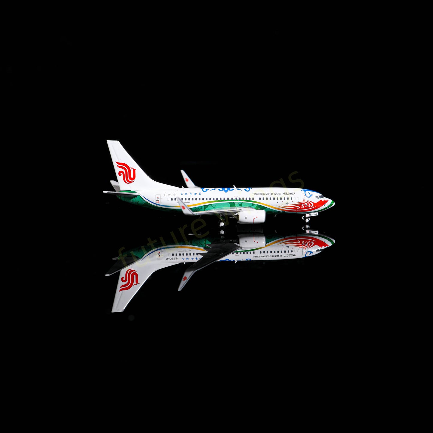 1:400 AeroPolaris Air China Inner Mongolia B737-700 B-5226 Aircraft Model+Free Tractor