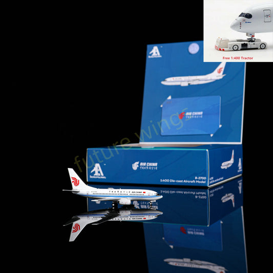 1:400 AeroPolaris Air China B737-700 B-2770 Aircraft Model+Free Tractor