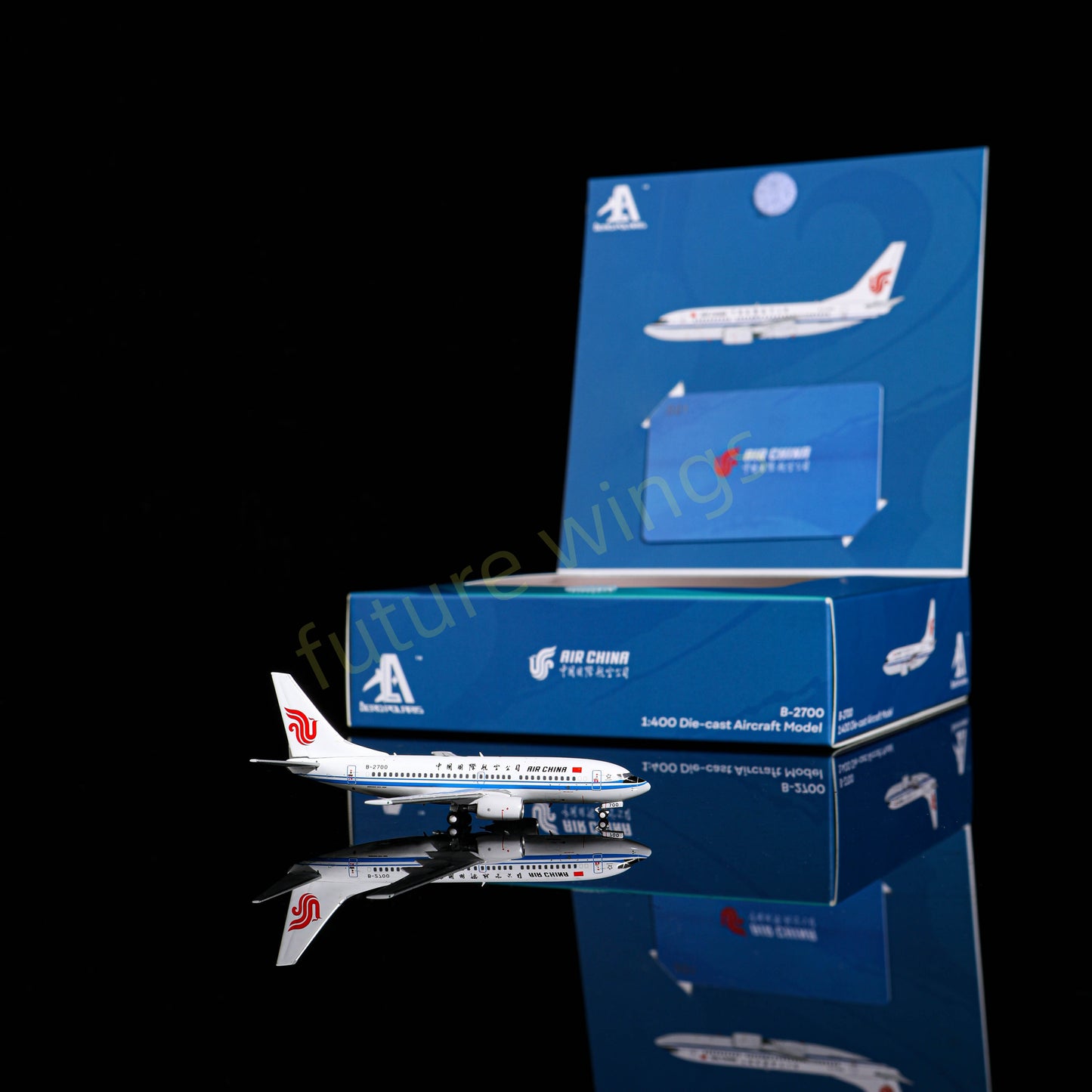 1:400 AeroPolaris Air China B737-700 B-2770 Aircraft Model+Free Tractor