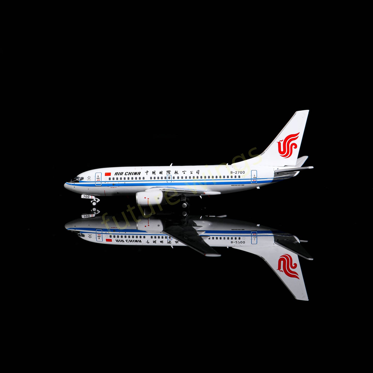 1:400 AeroPolaris Air China B737-700 B-2770 Aircraft Model+Free Tractor