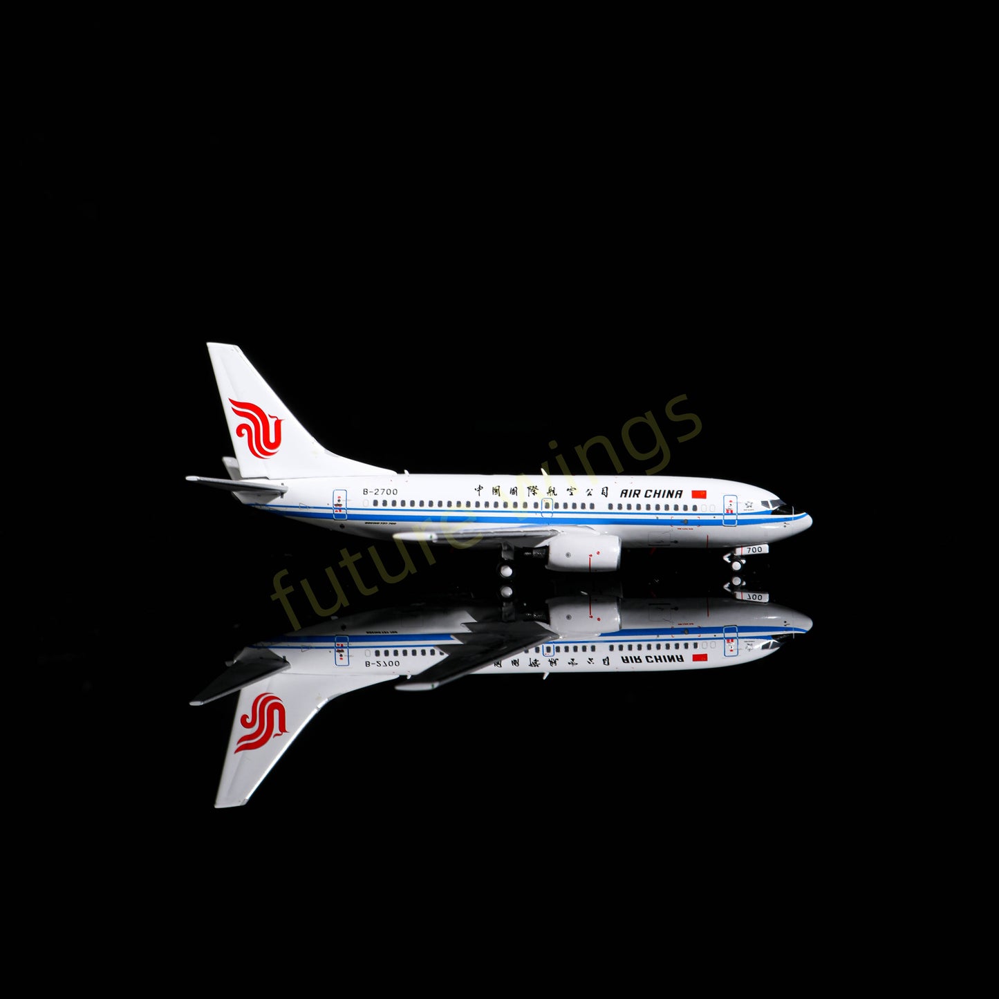 1:400 AeroPolaris Air China B737-700 B-2770 Aircraft Model+Free Tractor