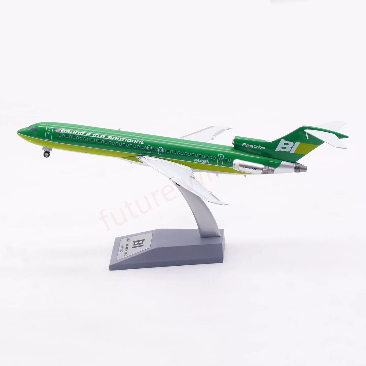 1:200 InFlight200 Braniff International Airways B727-200 N443BN Diecast Aircraft Model