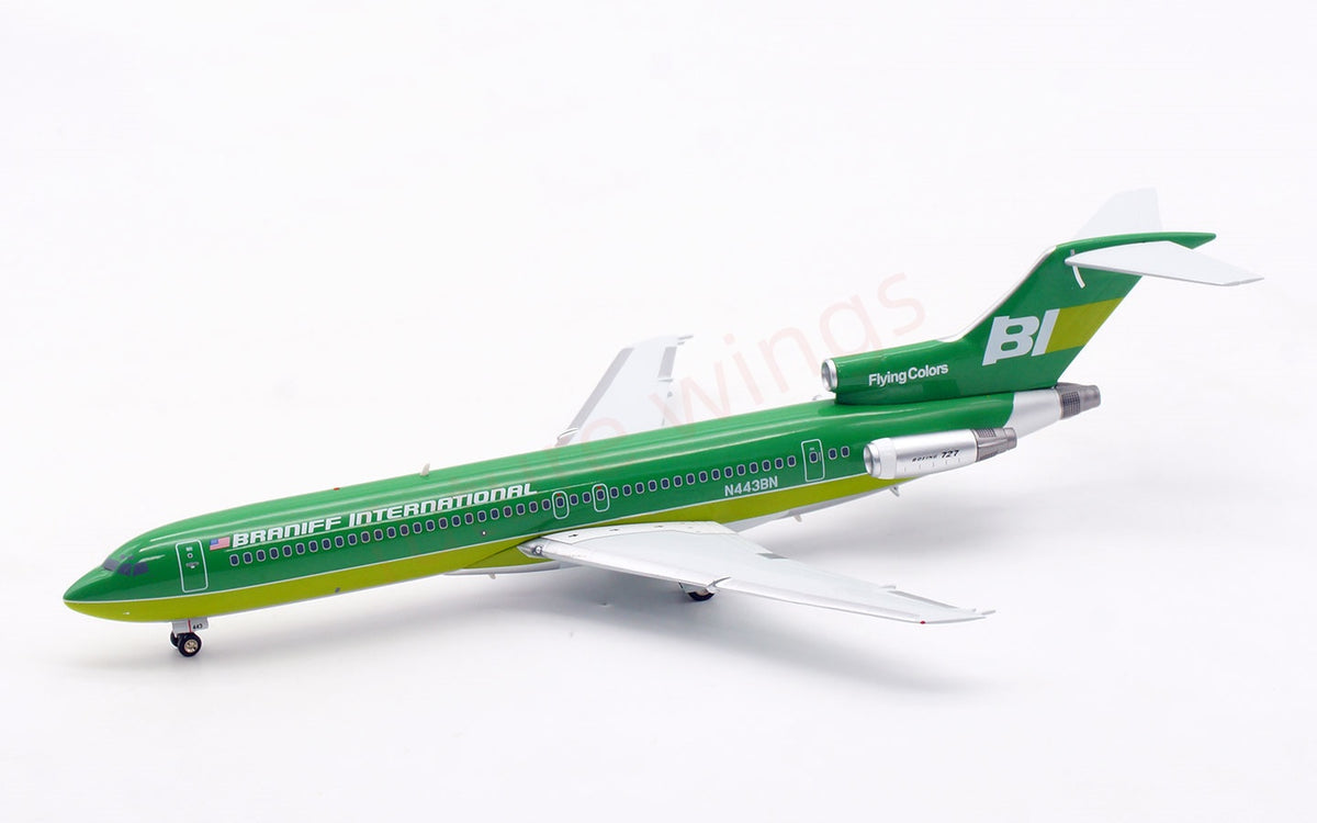 1:200 InFlight200 Braniff International Airways B727-200 N443BN Diecast Aircraft Model