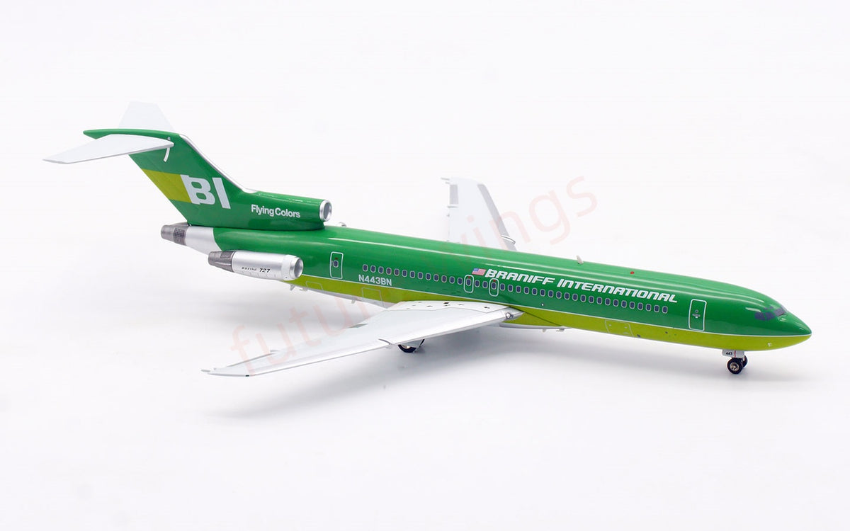 1:200 InFlight200 Braniff International Airways B727-200 N443BN Diecast Aircraft Model
