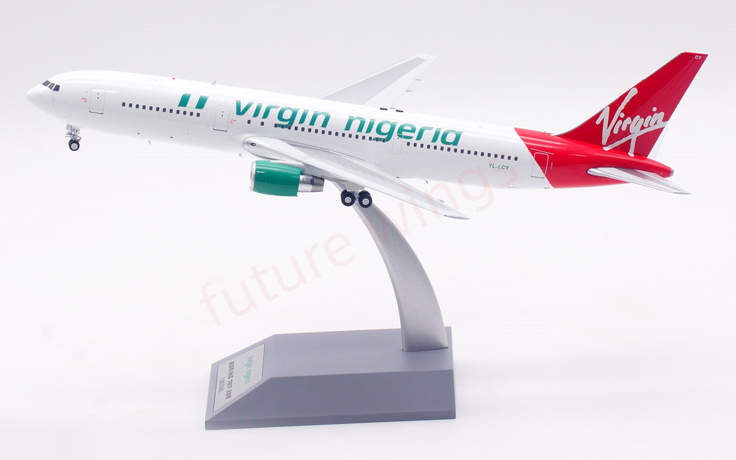 1:200 InFlight200 Virgin Nigeria B767-300 YL-LCY Diecast Aircraft Model