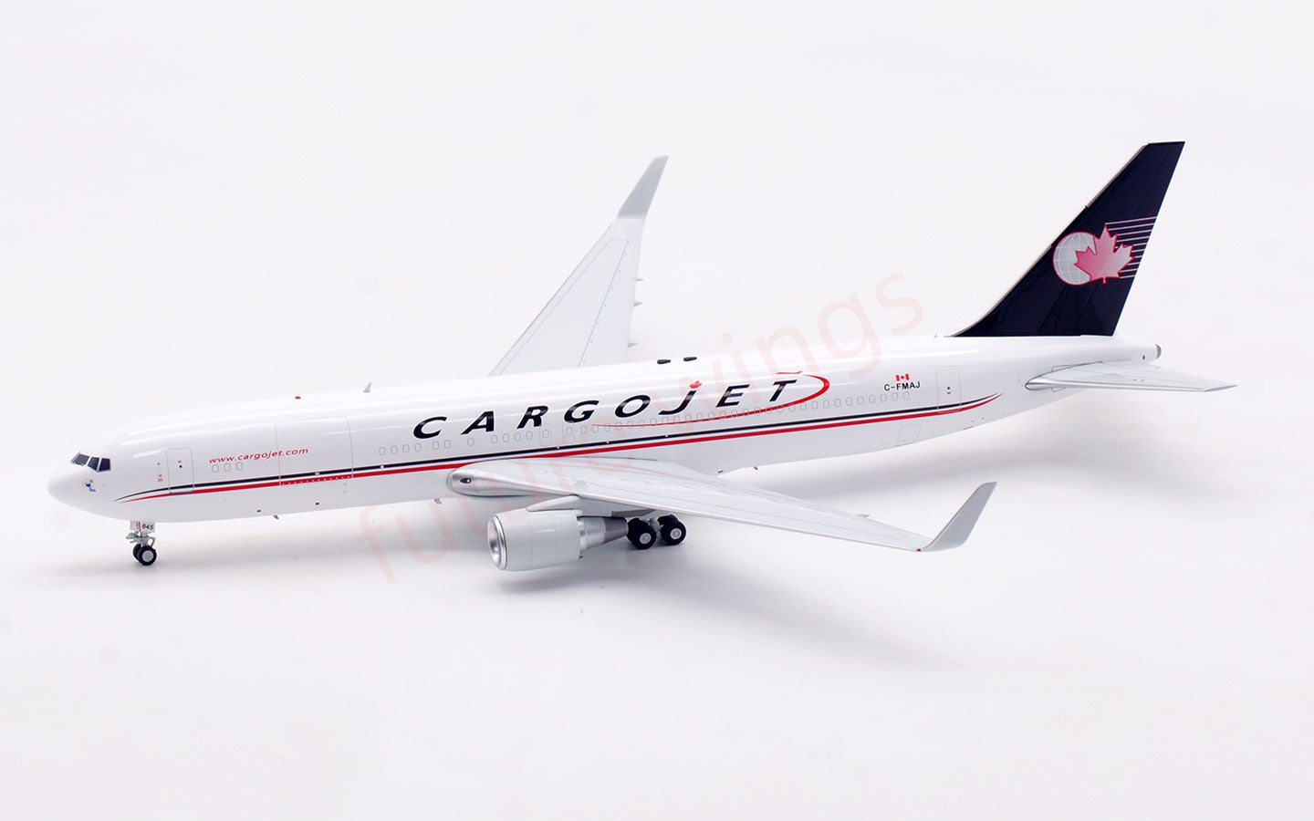 1:200 InFlight200 CargoJet B767-300 C-FMAJ Diecast Aircraft Model