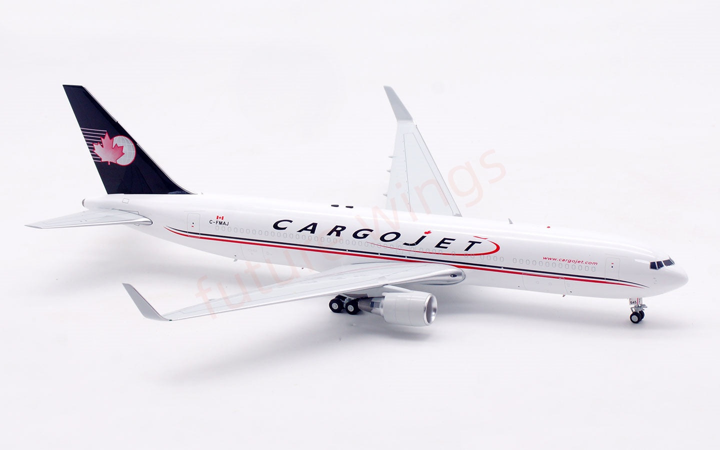 1:200 InFlight200 CargoJet B767-300 C-FMAJ Diecast Aircraft Model