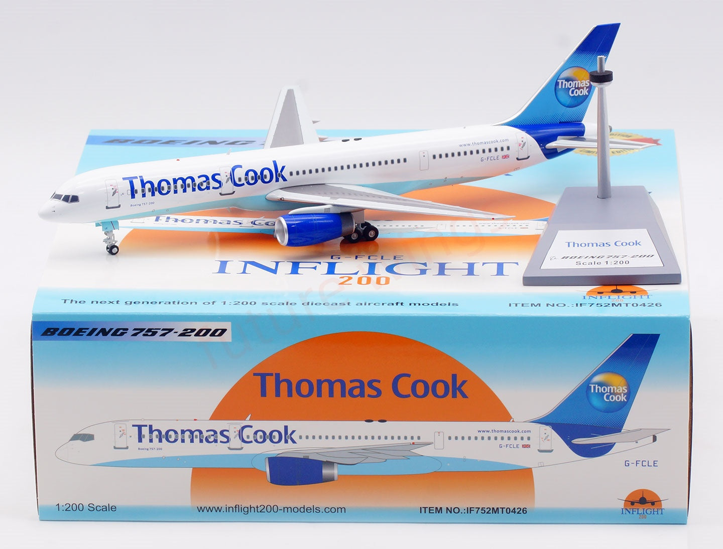 1:200 InFlight200 Thomas Cook B757-200 G-FCLE Diecast Aircraft Model