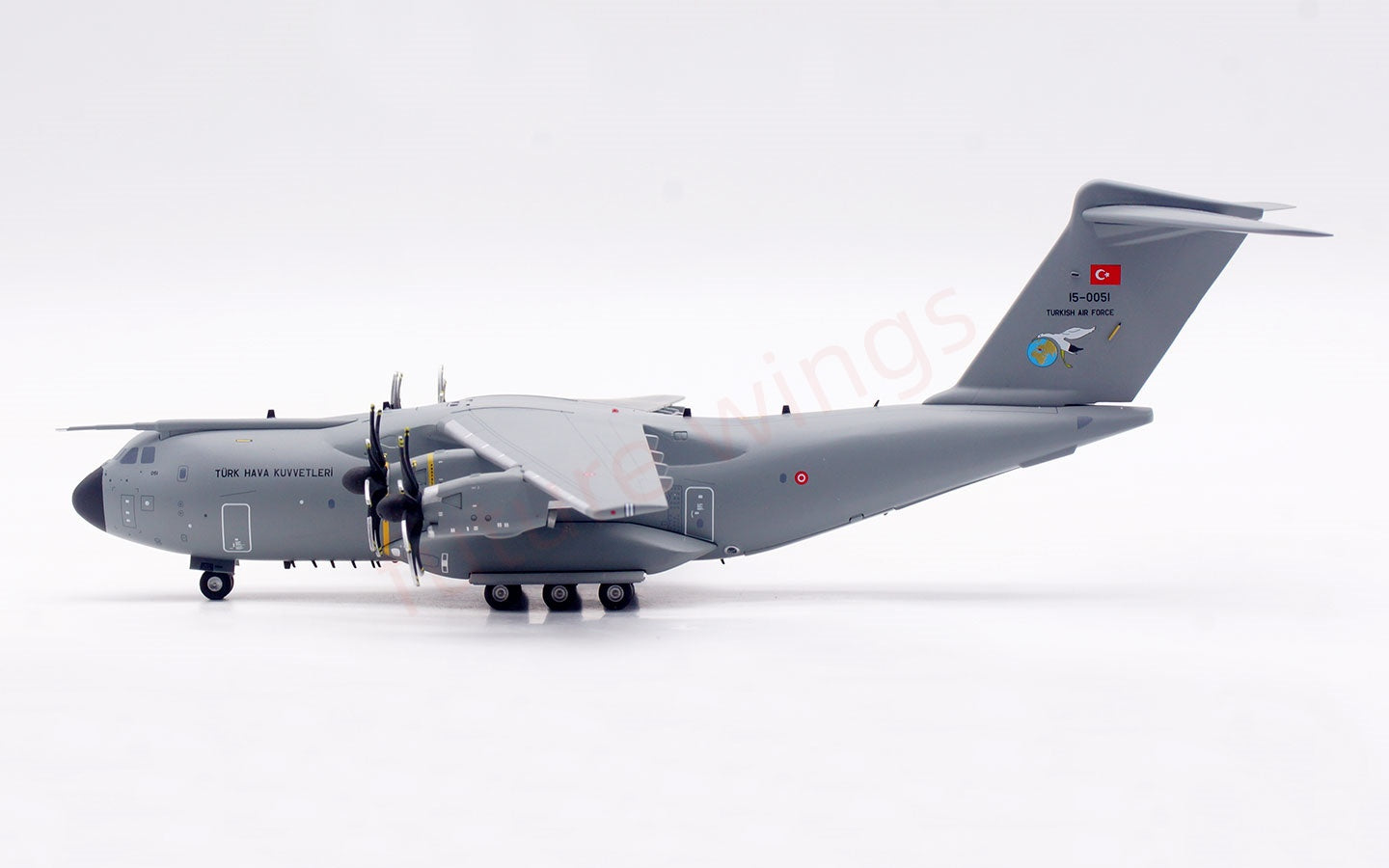 1:200 InFlight200 Turkish Air Force A400M 15-0051 Diecast Aircraft Model