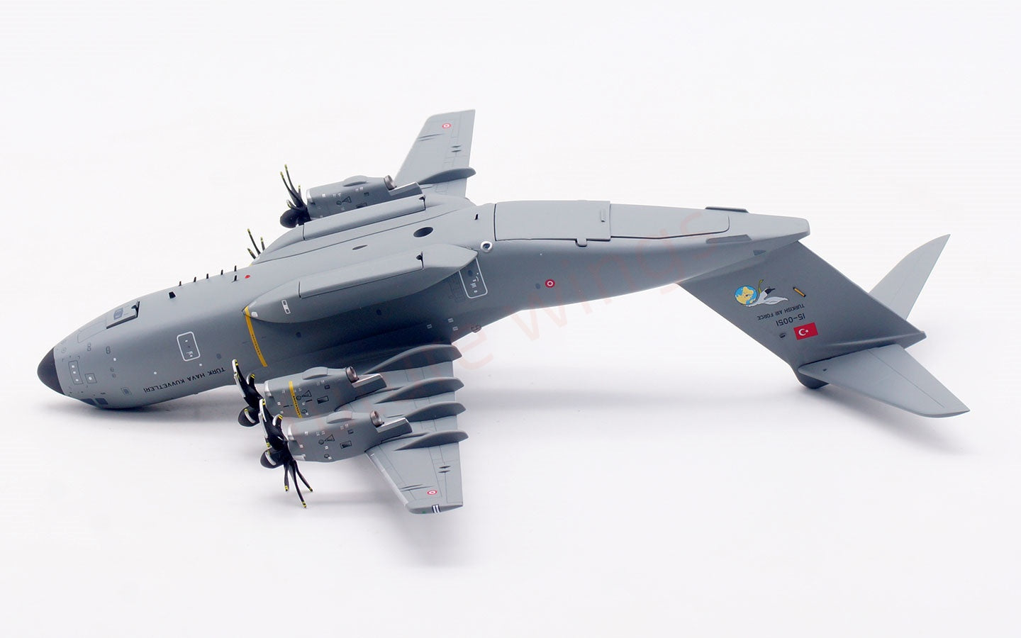 1:200 InFlight200 Turkish Air Force A400M 15-0051 Diecast Aircraft Model