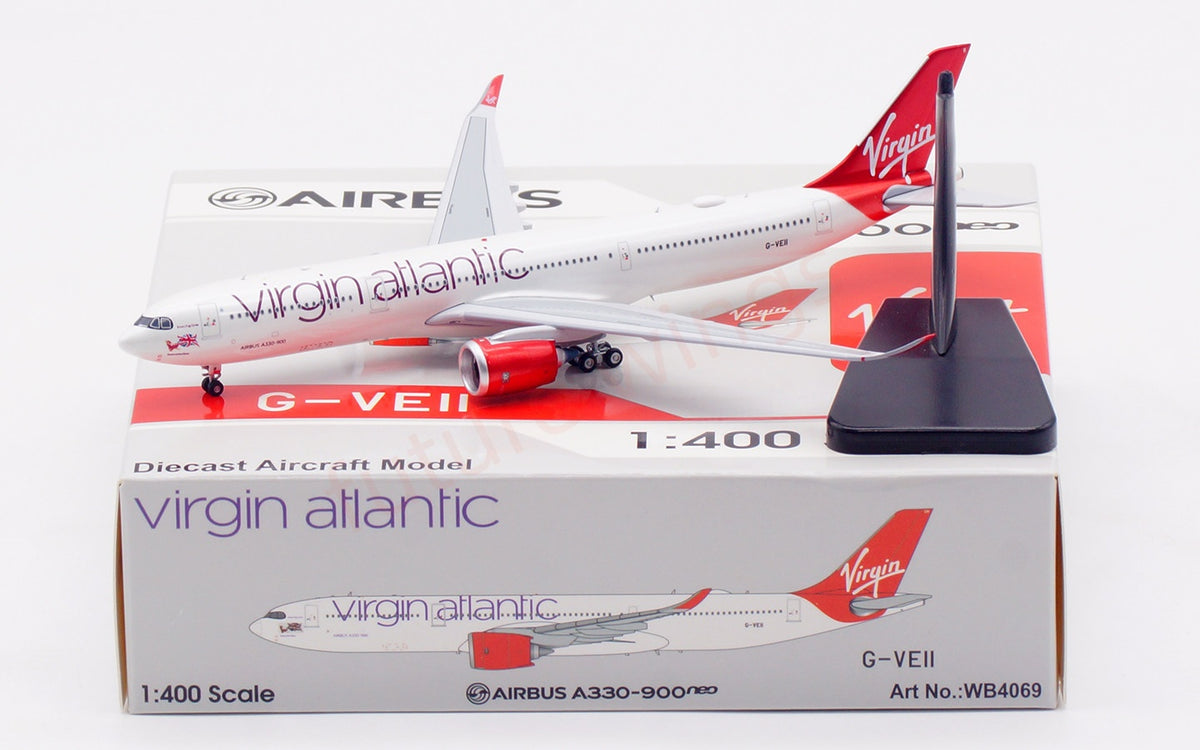 1:400 Aviation400 Virgin Atlantic A330-900NEO G-VEII Free Tractor+Stand