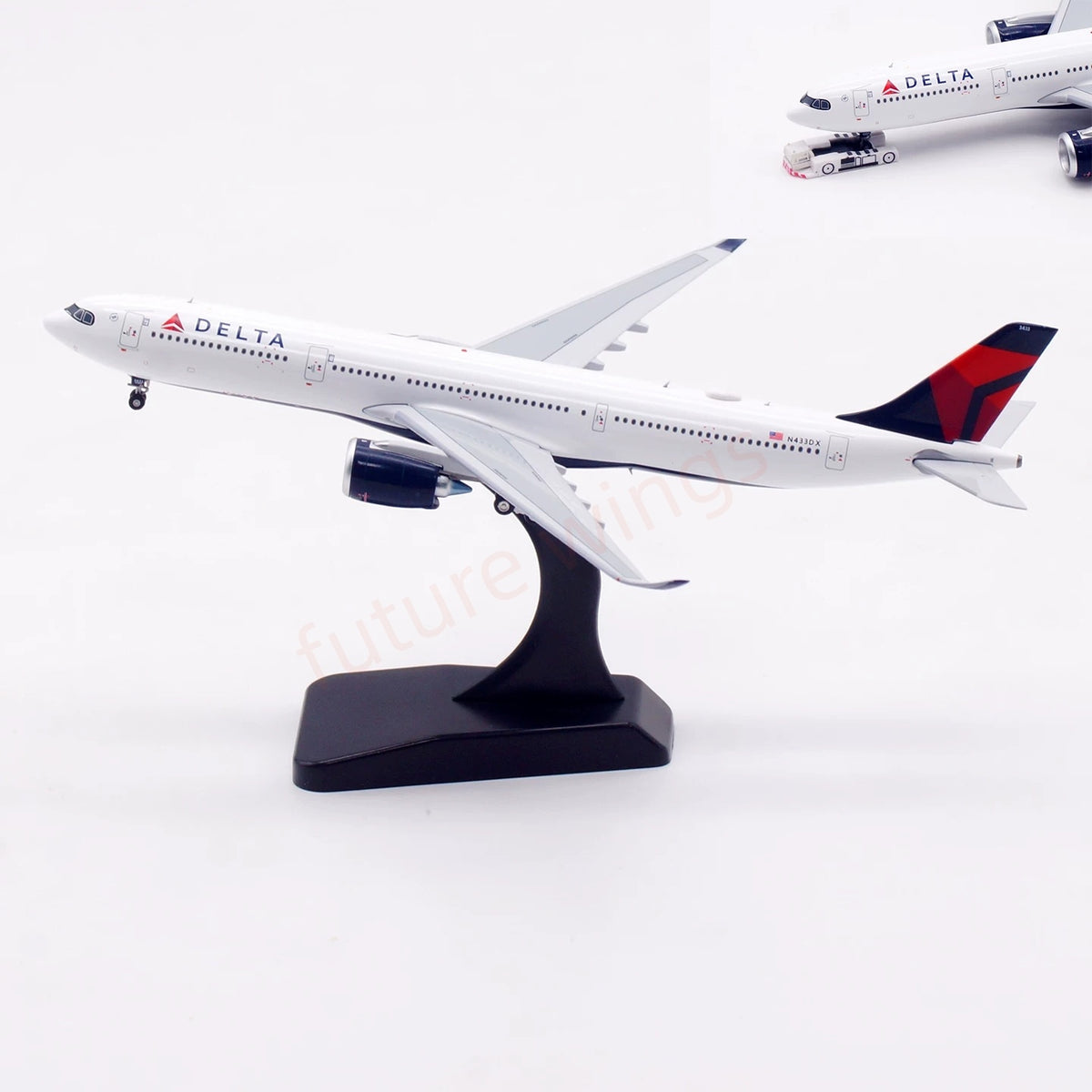 1:400 Aviation400 Delta Airlines A339-900NEO N433DX Free Tractor+Stand