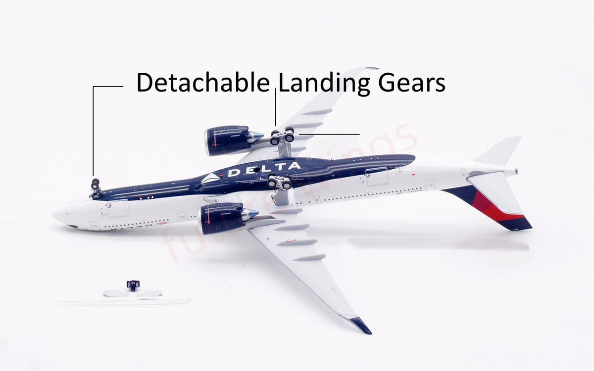 1:400 Aviation400 Delta Airlines A339-900NEO N433DX Free Tractor+Stand