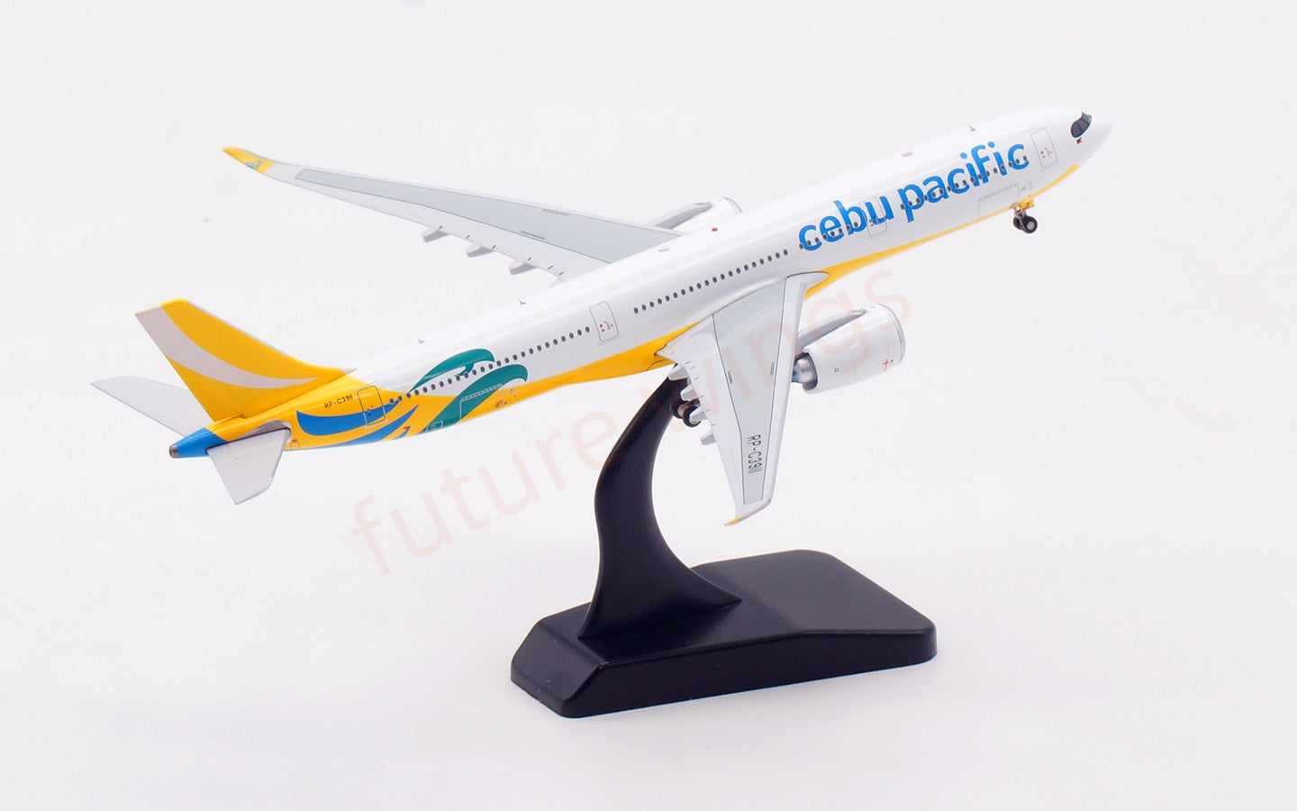 1:400 Aviation400 Cebu Pacific A330-900NEO RP-C3911 Aircraft Model Tractor+Stand