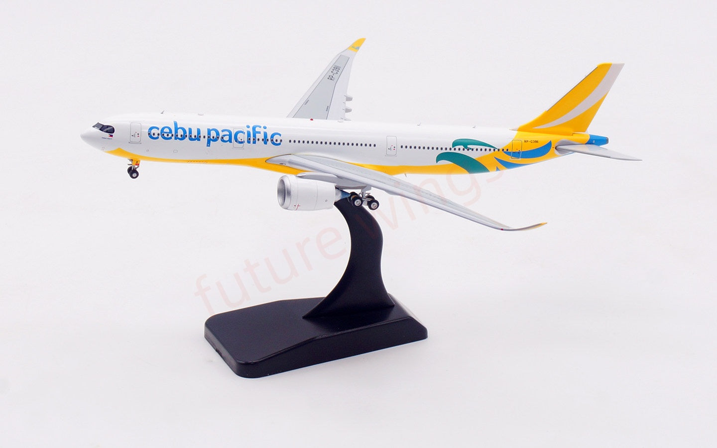 1:400 Aviation400 Cebu Pacific A330-900NEO RP-C3911 Aircraft Model Tractor+Stand