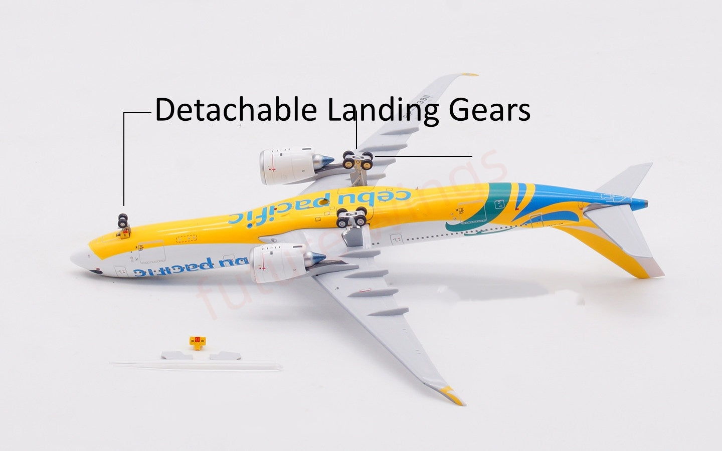 1:400 Aviation400 Cebu Pacific A330-900NEO RP-C3911 Aircraft Model Tractor+Stand