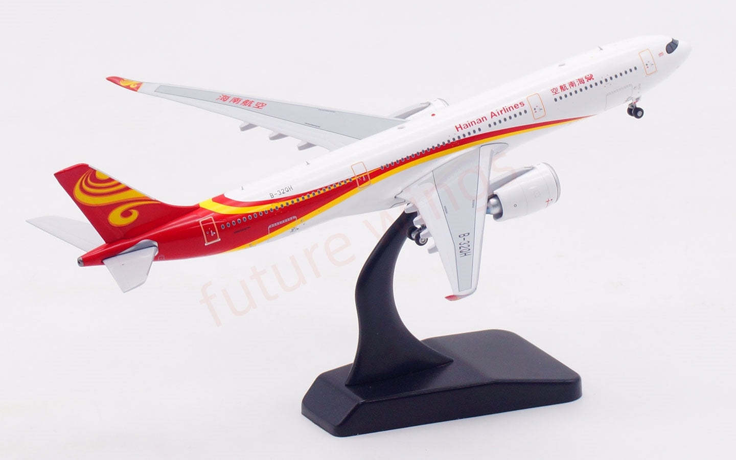 1:400 Aviation400 Hainan Airlines A330-900NEO B-32QH Aircraft ModelTractor+Stand