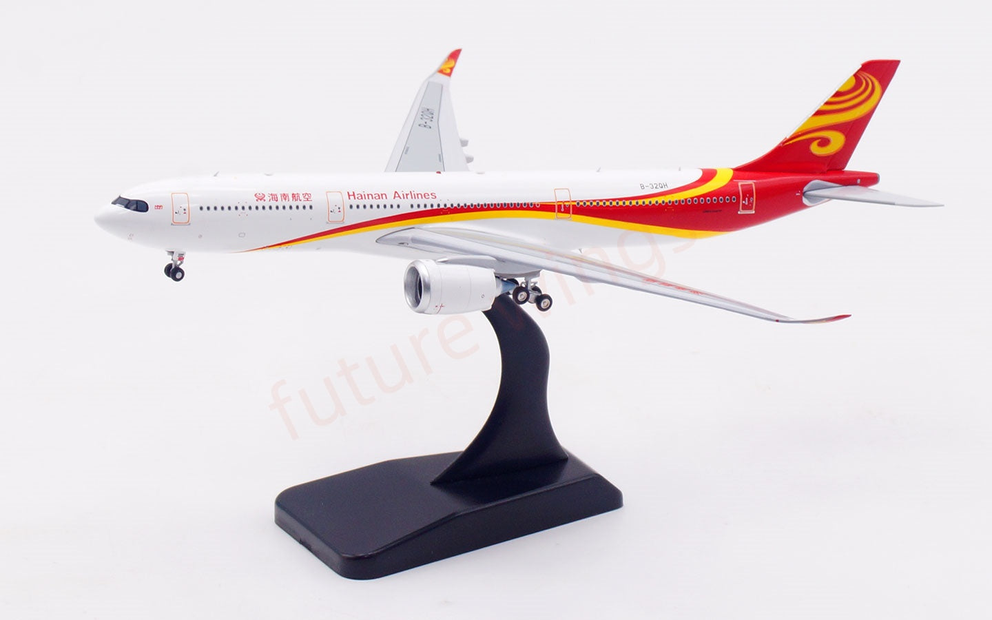 1:400 Aviation400 Hainan Airlines A330-900NEO B-32QH Aircraft ModelTractor+Stand