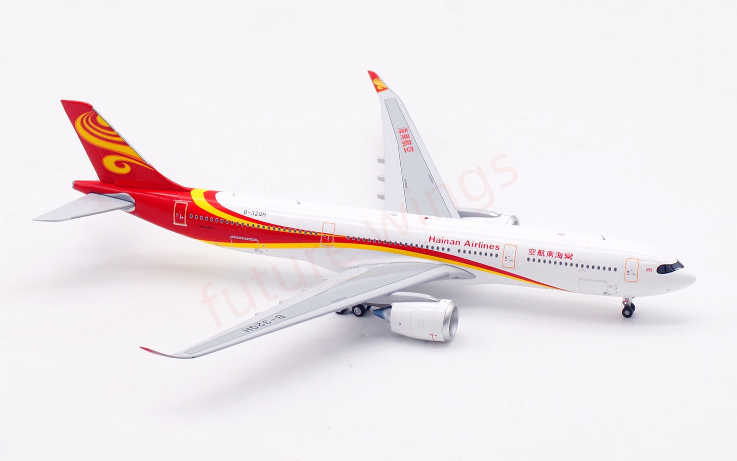 1:400 Aviation400 Hainan Airlines A330-900NEO B-32QH Aircraft ModelTractor+Stand