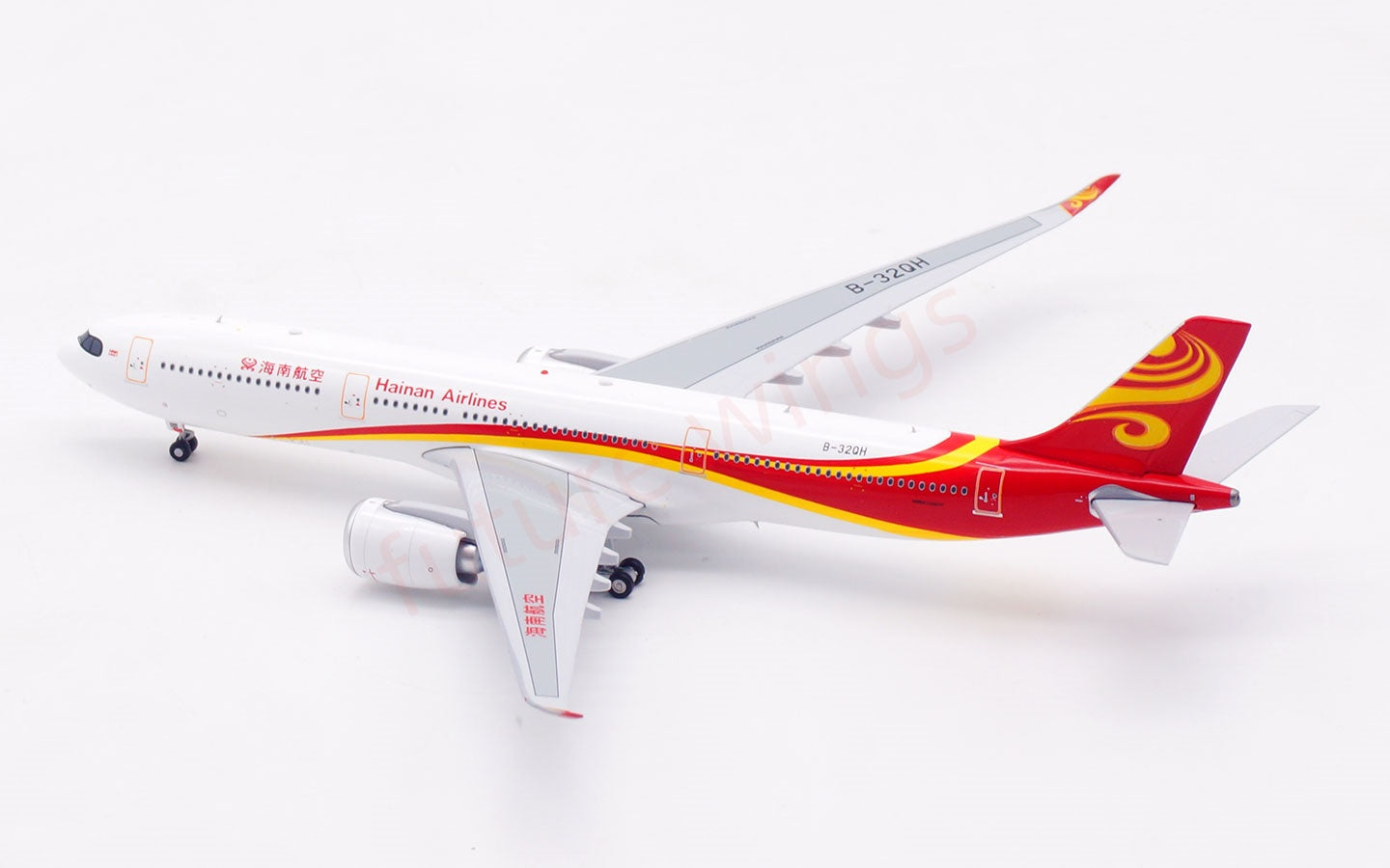 1:400 Aviation400 Hainan Airlines A330-900NEO B-32QH Aircraft ModelTractor+Stand