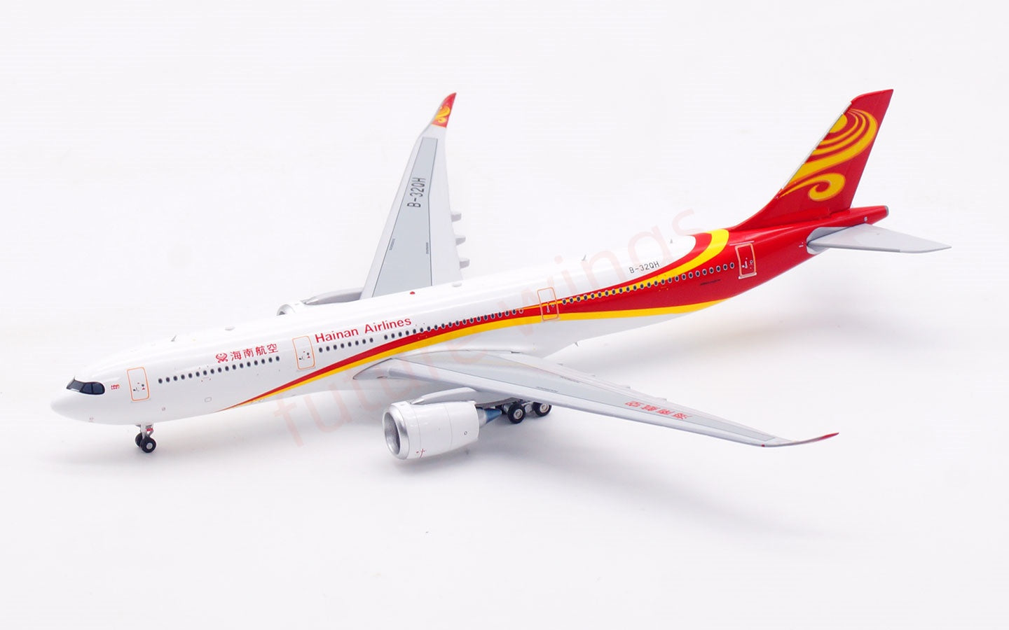 1:400 Aviation400 Hainan Airlines A330-900NEO B-32QH Aircraft ModelTractor+Stand