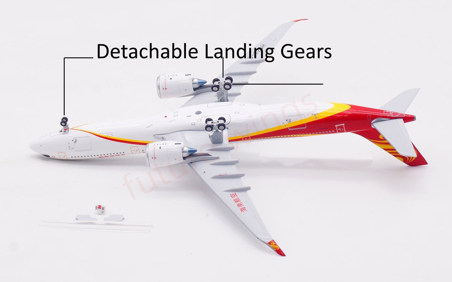 1:400 Aviation400 Hainan Airlines A330-900NEO B-32QH Aircraft ModelTractor+Stand