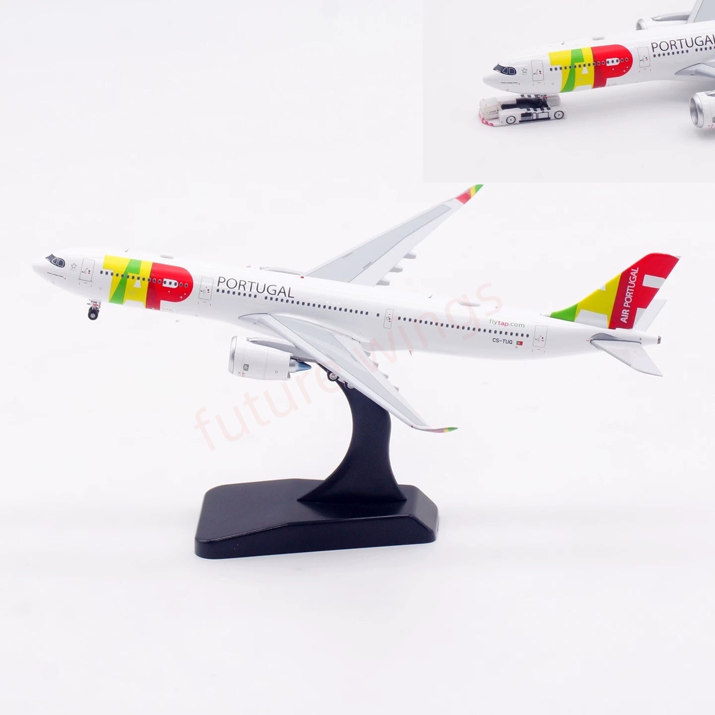 1:400 Aviation400 TAP A330-900NEO CS-TUQ Aircraft Model Tractor+Stand