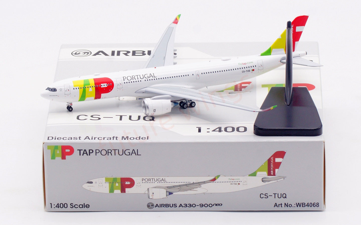 1:400 Aviation400 TAP A330-900NEO CS-TUQ Aircraft Model Tractor+Stand