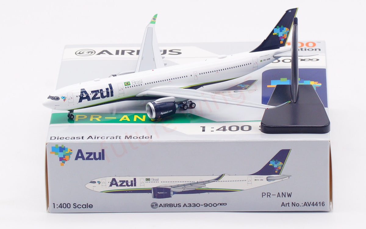 1:400 Aviation400 Auzl A330-900NEO PR-ANW Aircraft Model Tractor+Stand