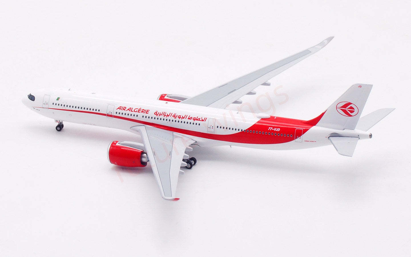 1:400 Aviation400 Air Algerie A330-900NEO 7T-VJD Aircraft Model Tractor+Stand