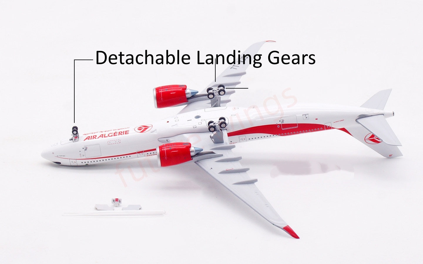 1:400 Aviation400 Air Algerie A330-900NEO 7T-VJD Aircraft Model Tractor+Stand
