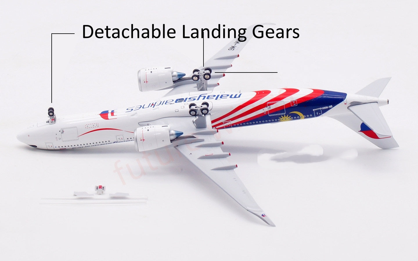 1:400 Aviation400 Malaysia Airlines A330-900NEO 9M-MNH Aircraft Model +Free Tractor and Stand