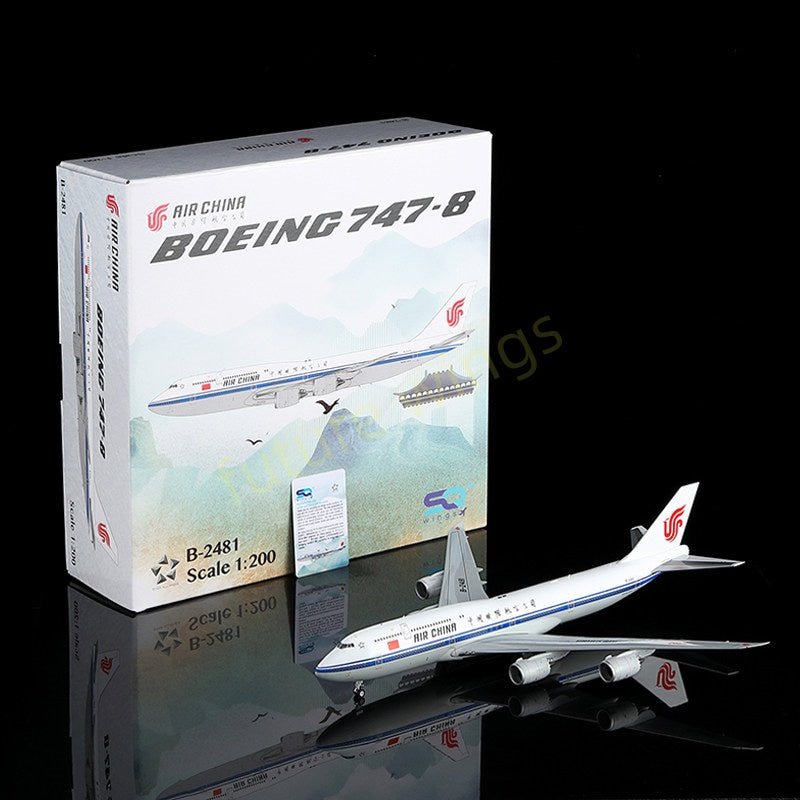 1:200 SQ Wings Air China B747-8  B-2480 B-2481 B-2482 B-2485 Aircraft Model