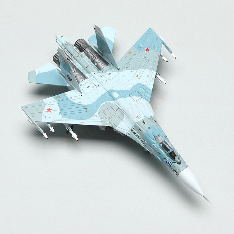 1:200 SQ Wings Russian Air Force Su‑ 27P "Blue 38" 2012 Diecast Aircraft Model