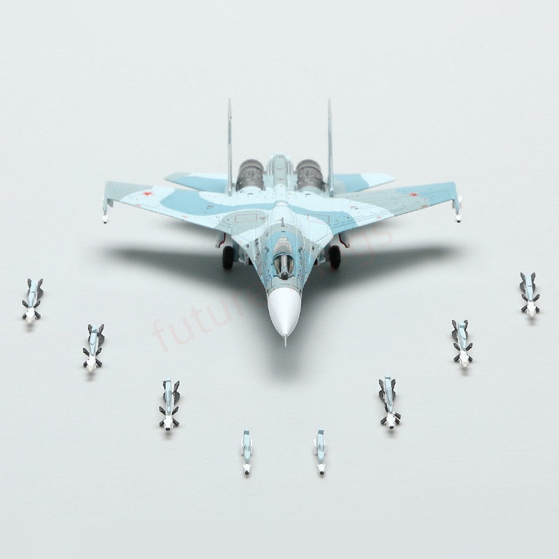 1:200 SQ Wings Russian Air Force,Su‑27P "Blue 38" 2002 Diecast Aircraft Model