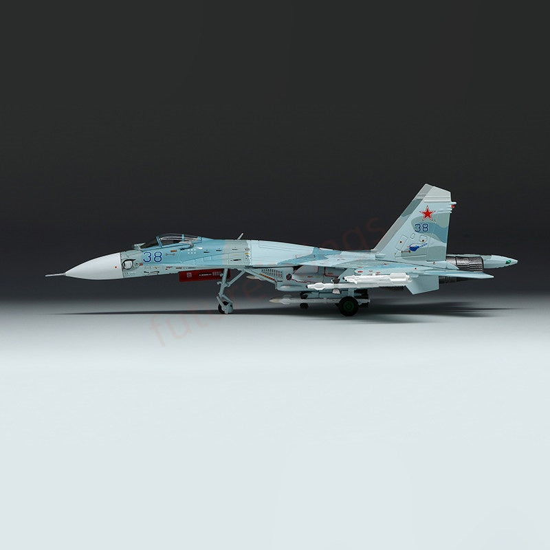 1:200 SQ Wings Russian Air Force,Su‑27P "Blue 38" 2002 Diecast Aircraft Model
