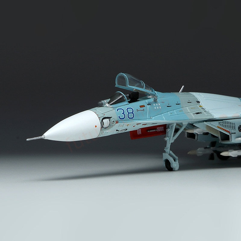 1:200 SQ Wings Russian Air Force,Su‑27P "Blue 38" 2002 Diecast Aircraft Model