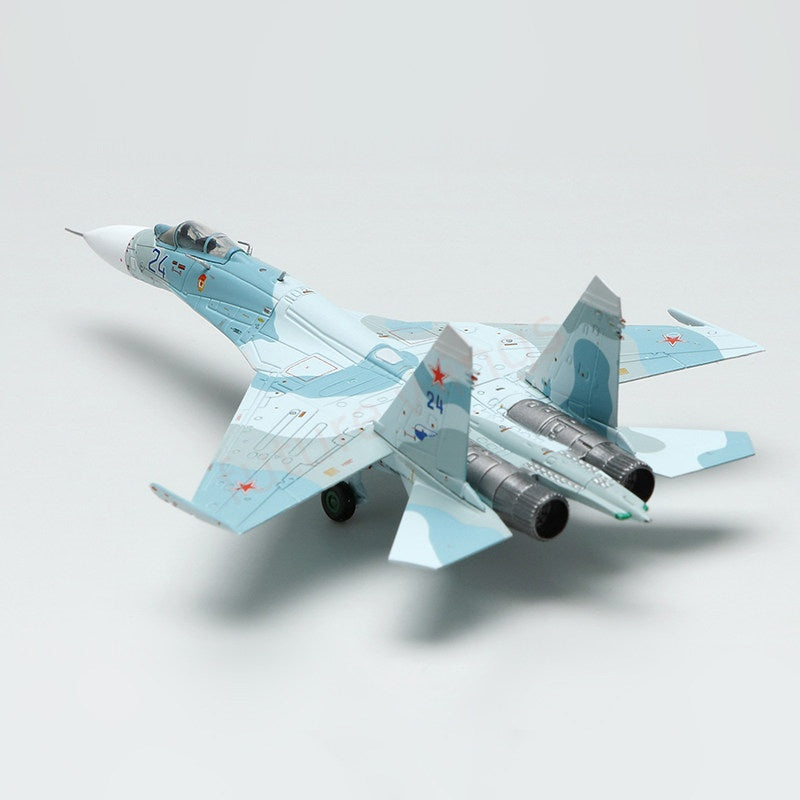 1:200 SQ Wings Russian Air Force,Su‑27P "Blue 24" 2006 Diecast Aircraft Model