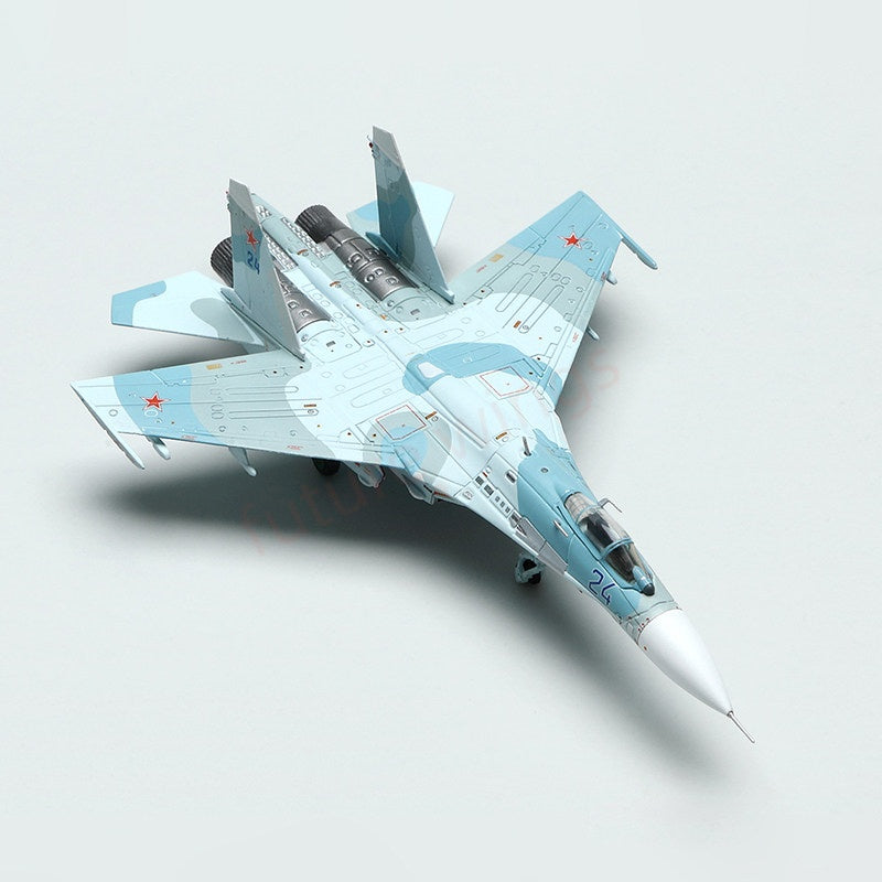 1:200 SQ Wings Russian Air Force,Su‑27P "Blue 24" 2006 Diecast Aircraft Model