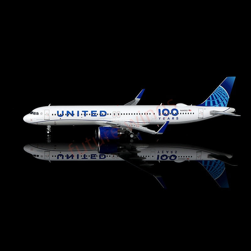 1:200 SQ Wings United Airlines A321 N44550 "100Years" Diecast Aircraft Model