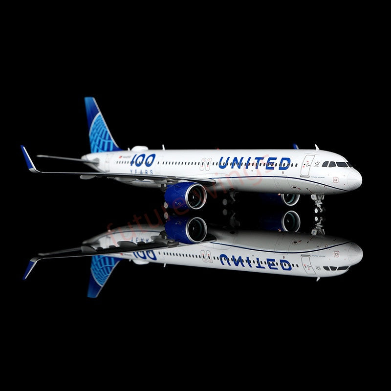 1:200 SQ Wings United Airlines A321 N44550 "100Years" Diecast Aircraft Model